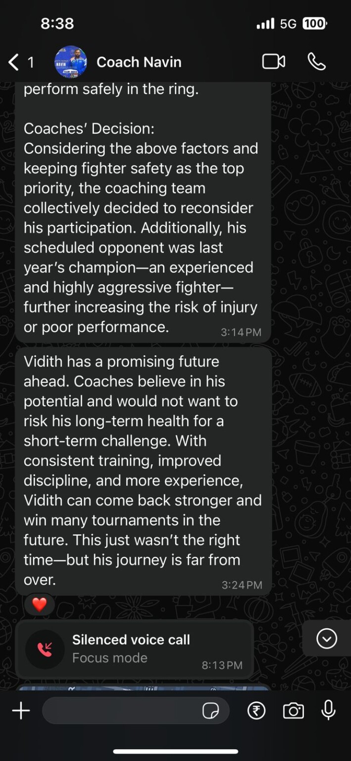 Integrity in Indian Muay Thai: The Case of Vidith Manjunath - Muay Thai